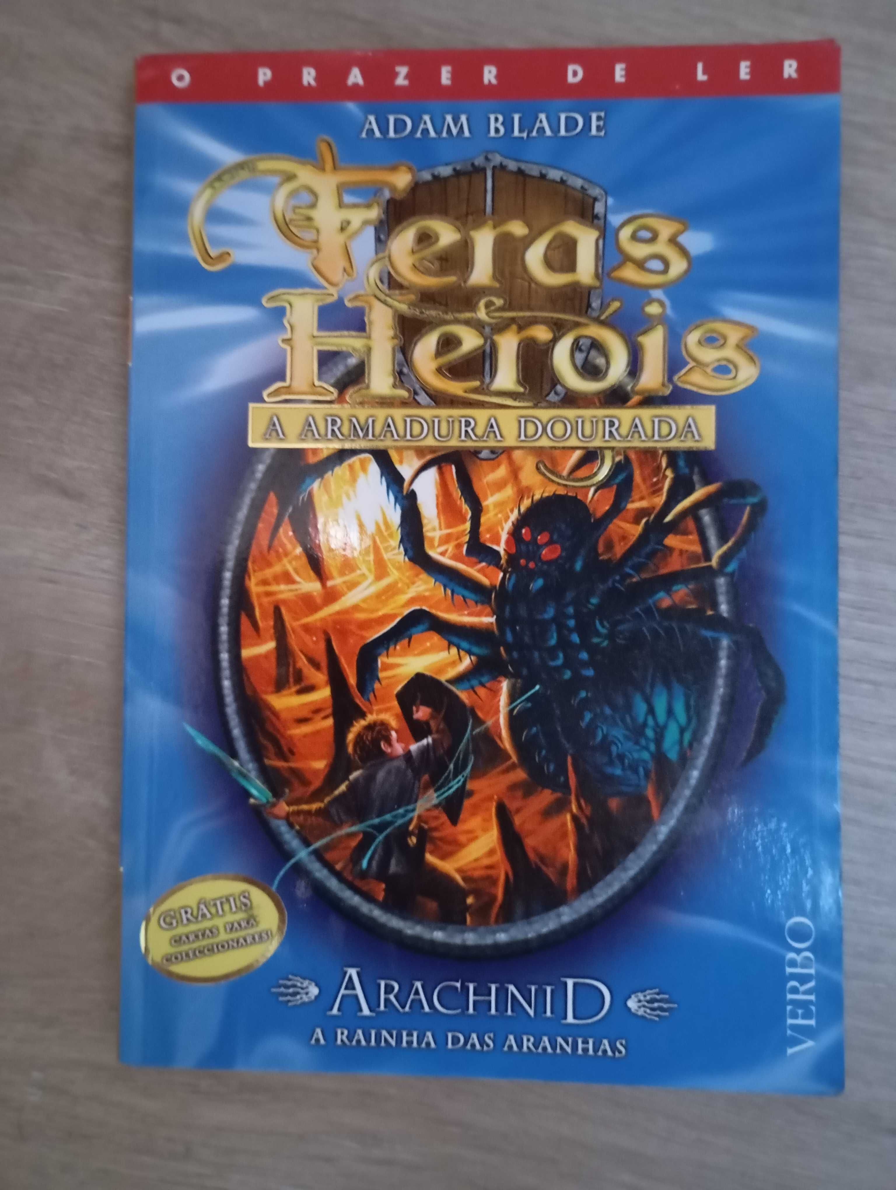 Feras e Heróis Nº11, Arachnid - A Rainha das Aranhas, Adam Blade