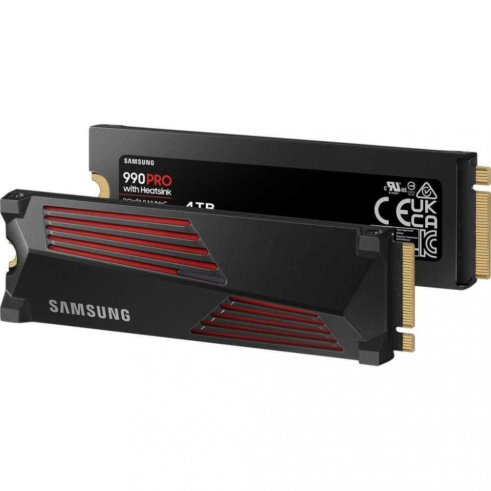 SSD накопичувач Samsung 990 PRO with Heatsink 4 TB, Новий, Оригінал