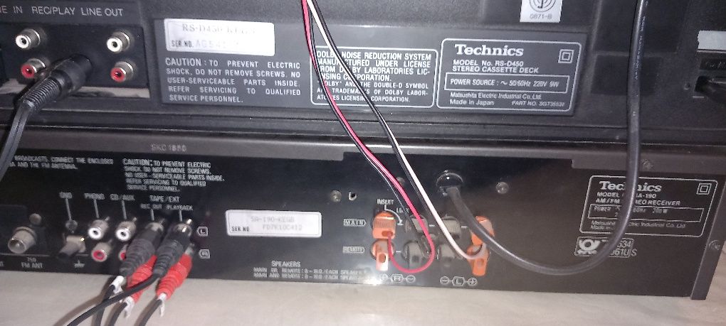 Technics Deck ,Amplituner, CD .