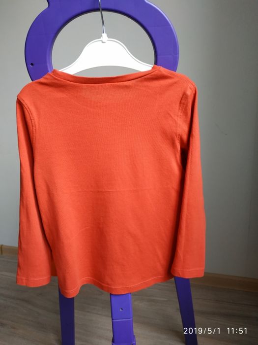 Реглан кофта футболка с длинным рукавом H&M Англия р. 104