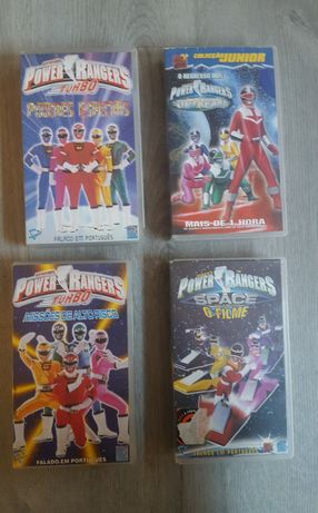 Cassetes VHS Power Rangers - Space - Turbo - Time Force