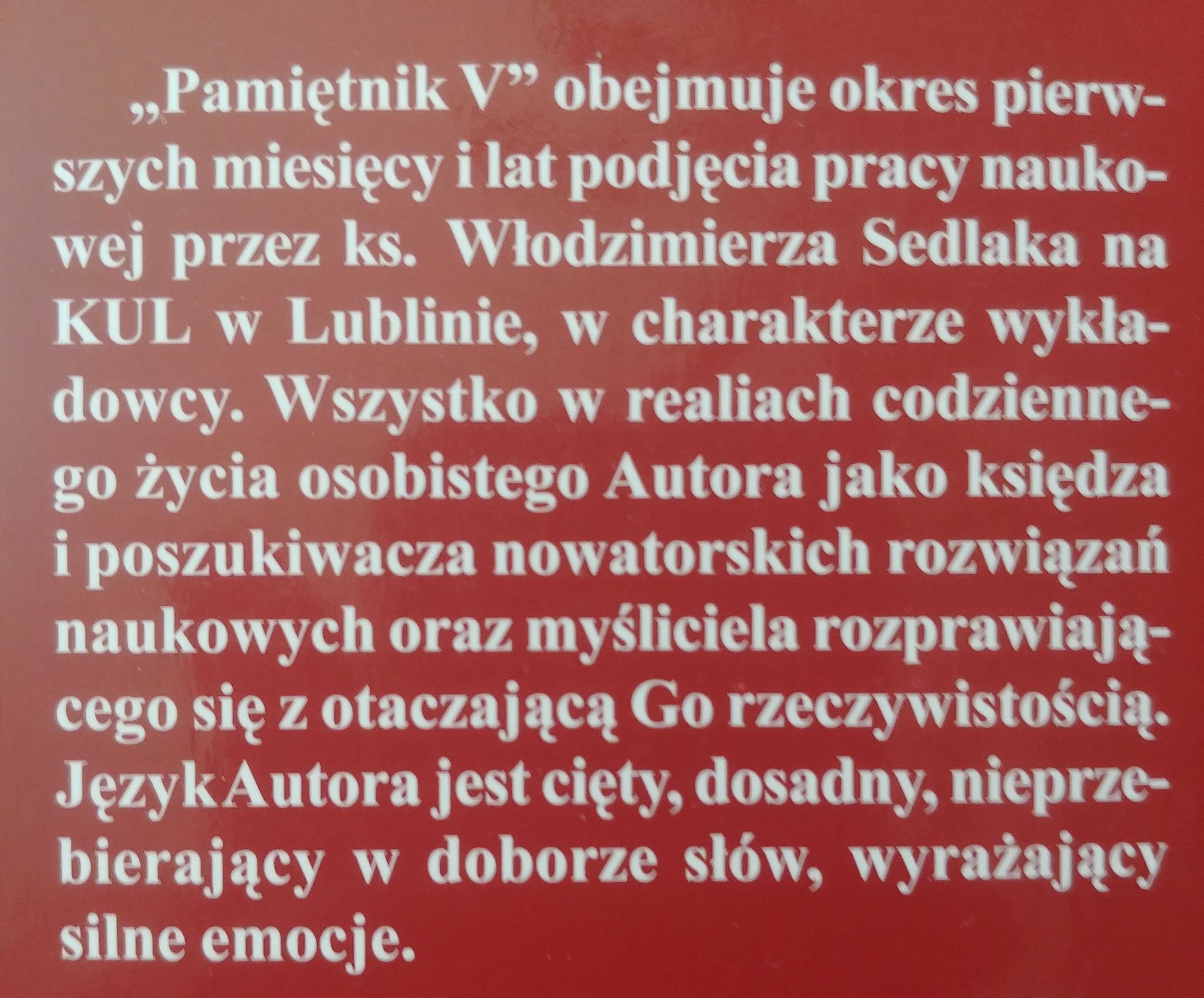 Włodzimierz Sedlak - Pamiętnik V