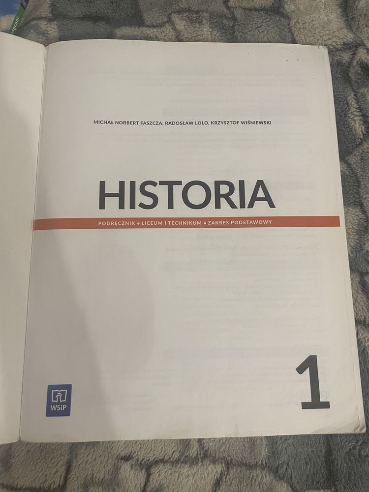 Historia 1 nowa edycja zakres podstawowy  wsip