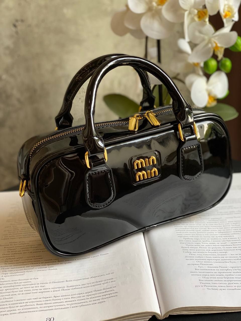 Сумка лакована MiuMiu 4 кольори