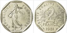 Moneta 2 FRANCS 1981