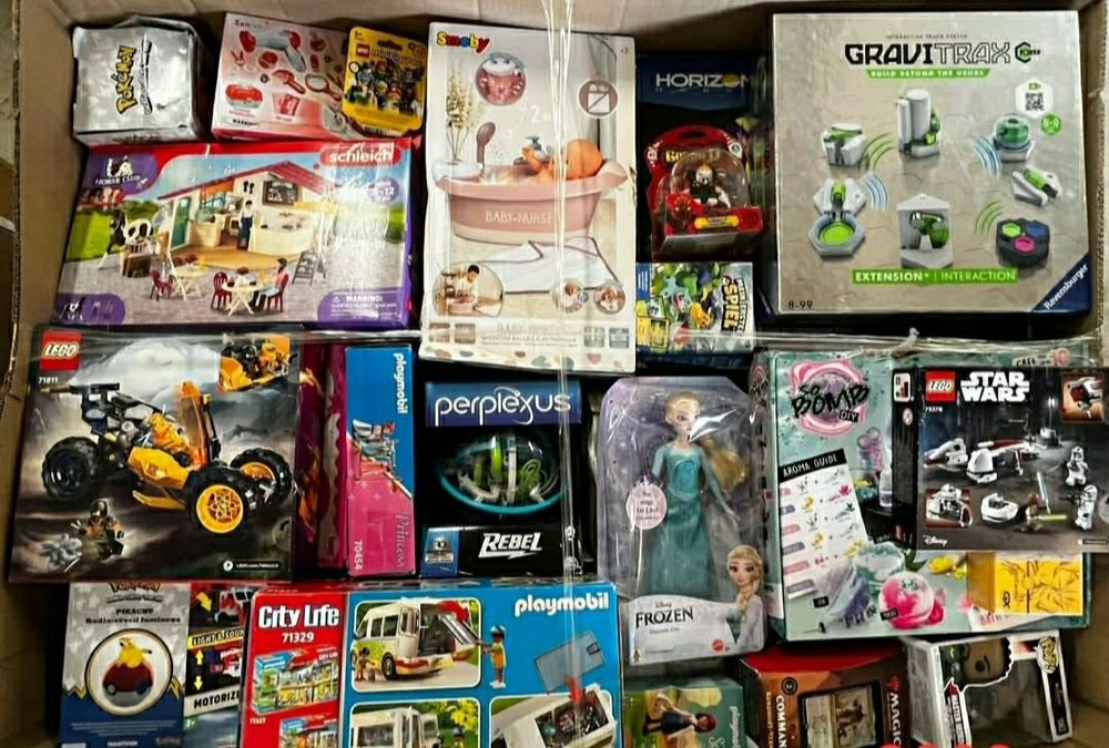 Karton Mix Box Zabawek 500PLN NOWE Lego Hot Wheels Barbie Wysyłka OLX