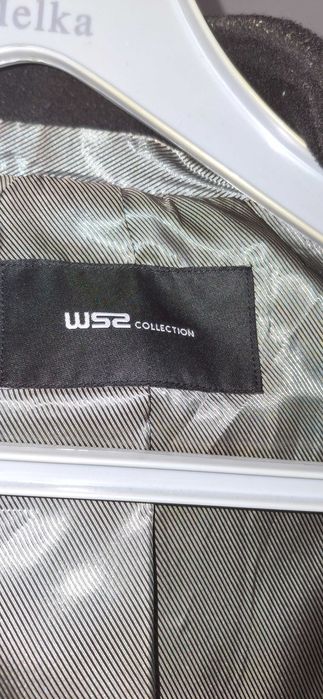 Sobretudo preto de homem da W52