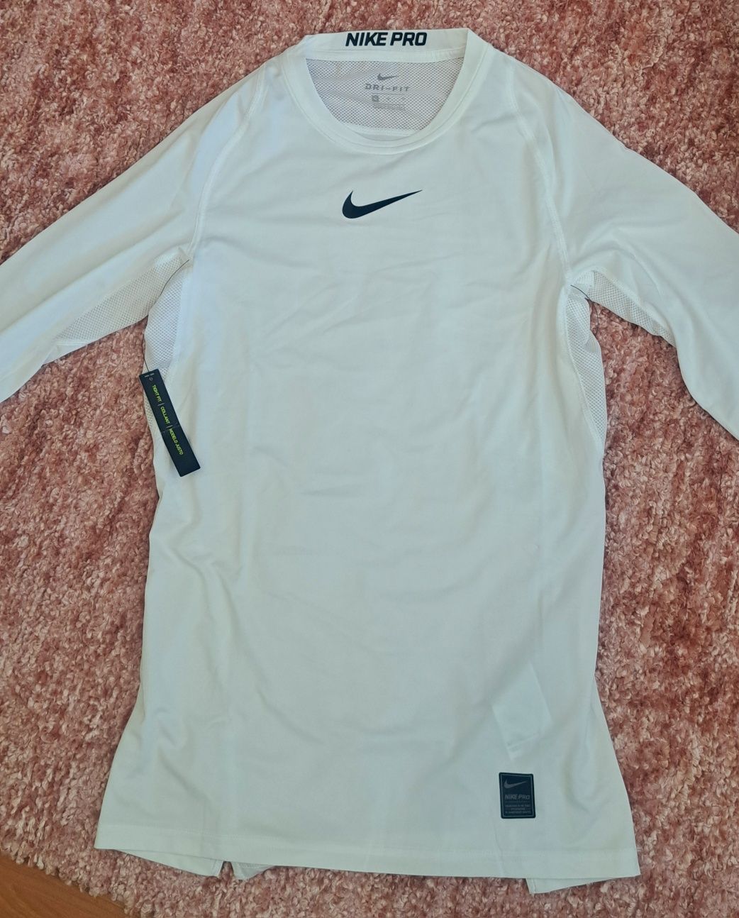 Camisola branca Nike-dri-fitt
