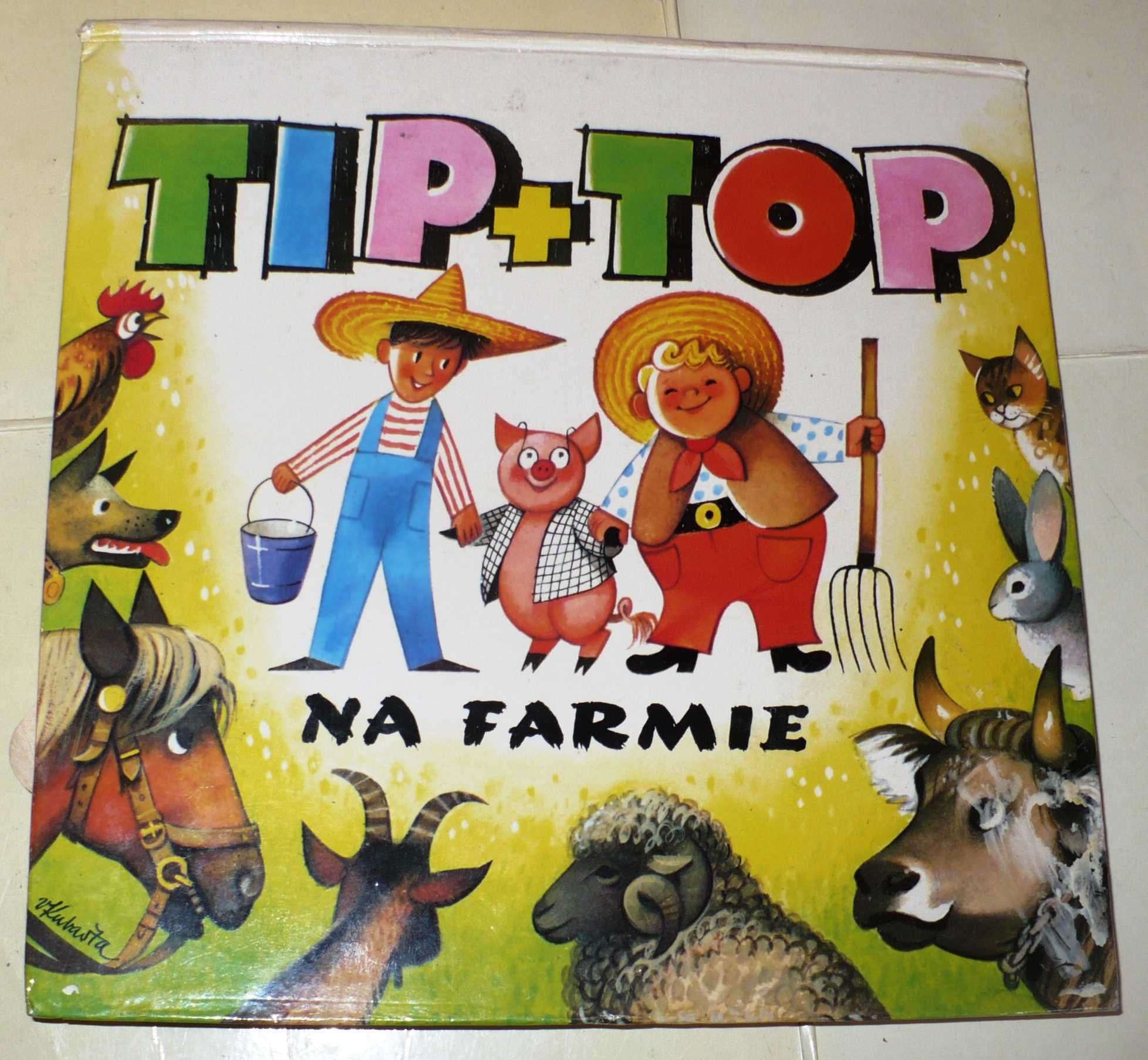 książka dla dzieci z serii TIP TOP na farmie