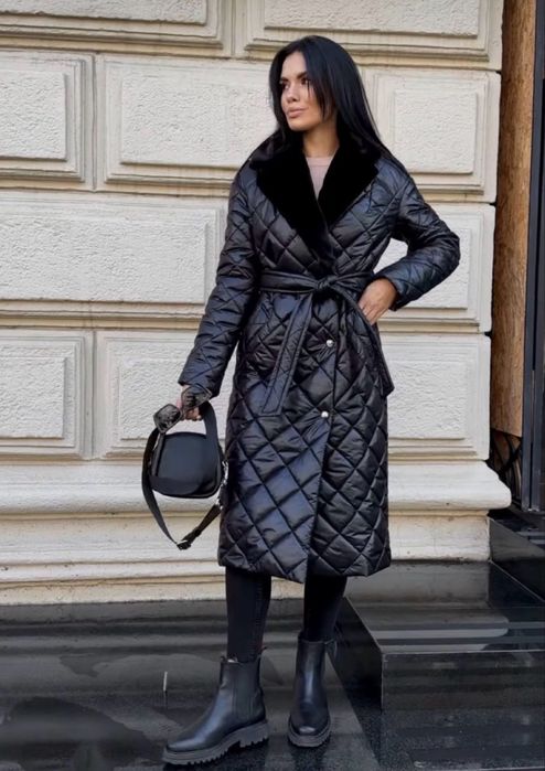 Пальто тепле стьобане