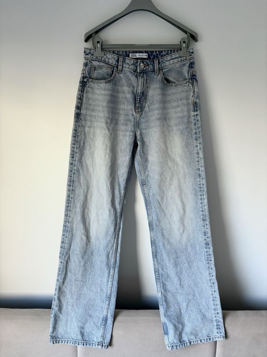 Zara jeansy prosty krój L 40