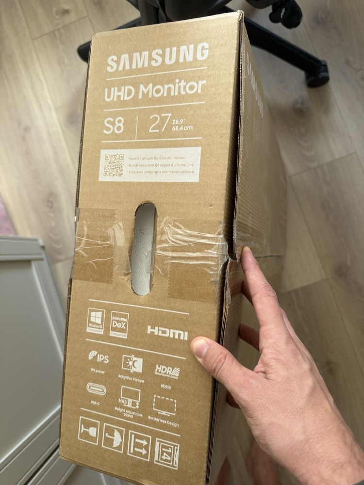Monitor Samsung 27 s8 S27A800U UHD 4K USB‑C