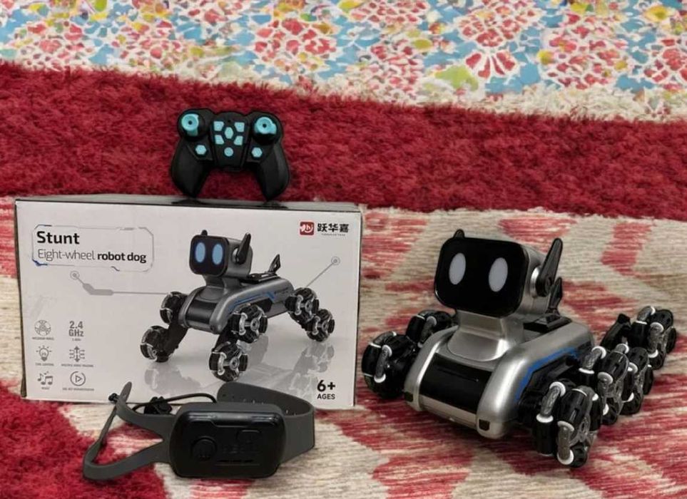 Робот на пульті керування робопес з підсвіткою з датчиком жестів