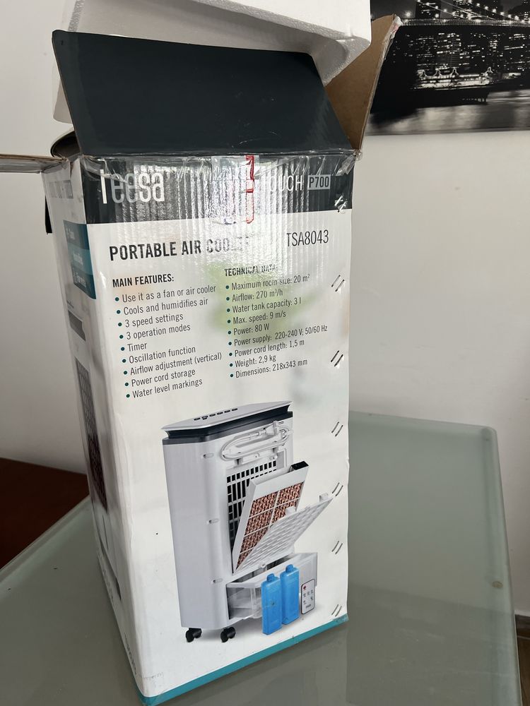 Skuteczny, elegancki, wentylator i koimatyzator Teesa Touch P 700