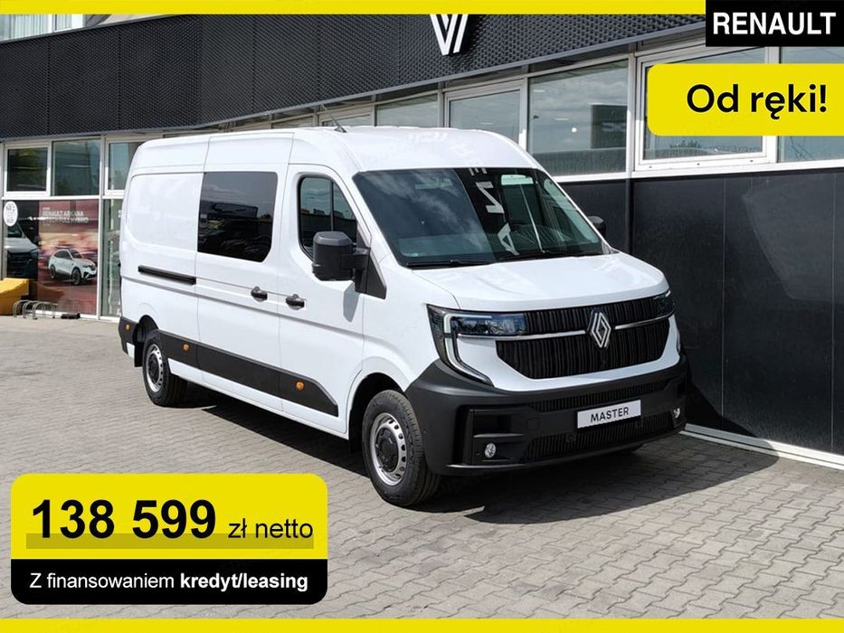 Renault Master L3H2 Zabudowa Brygadowa 2.0 130KM  Drzwi 270° !! Radio 10" !! 7 Osobowy !!