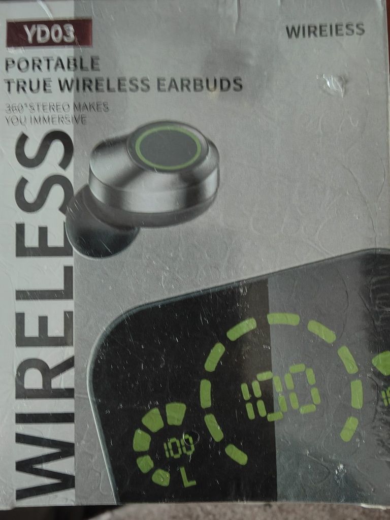 Auriculares portáteis wireless - portable true wireless earbuds