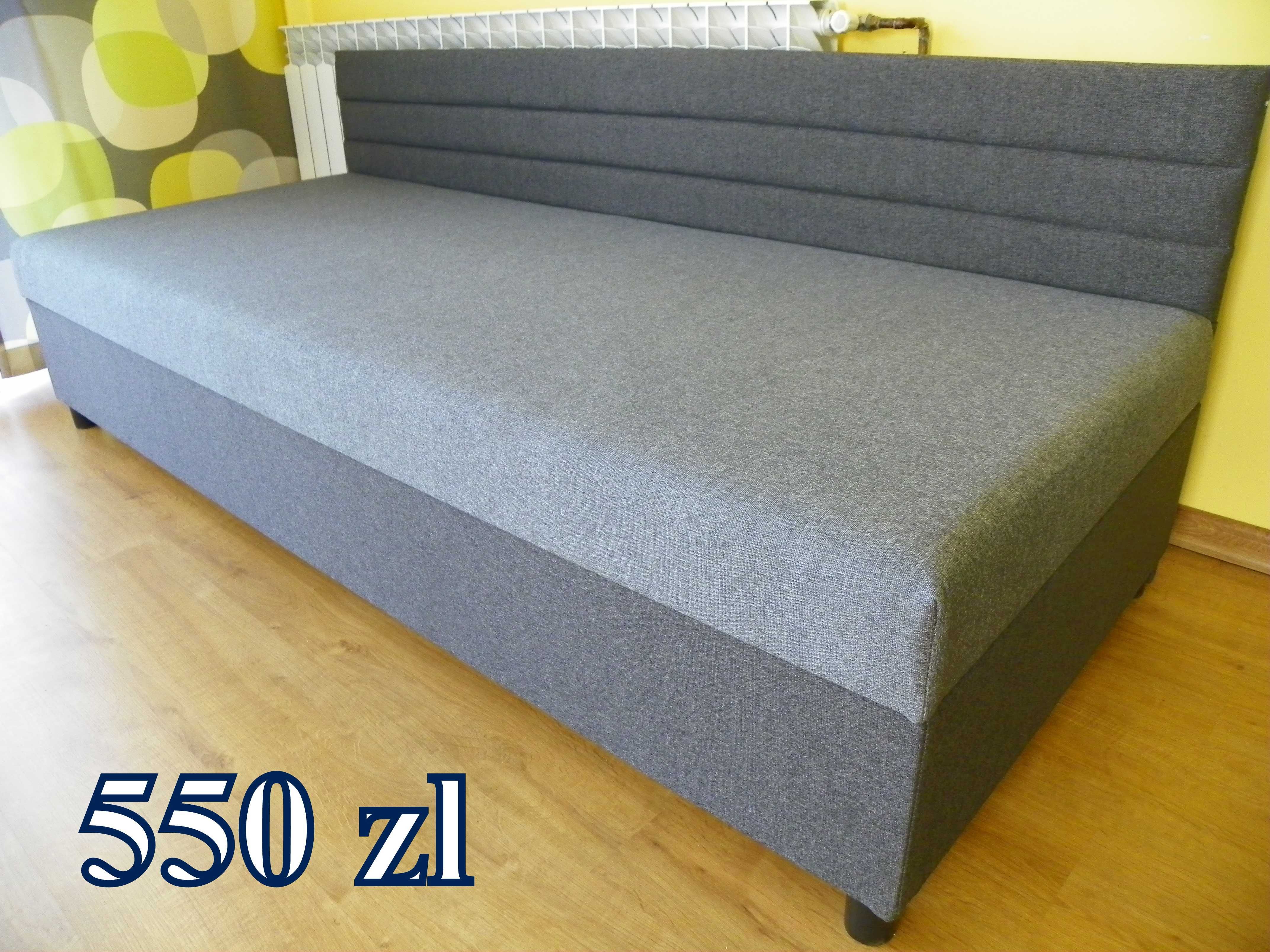 Łóżko sofa tapczan z pojemnikiem na pościel 80