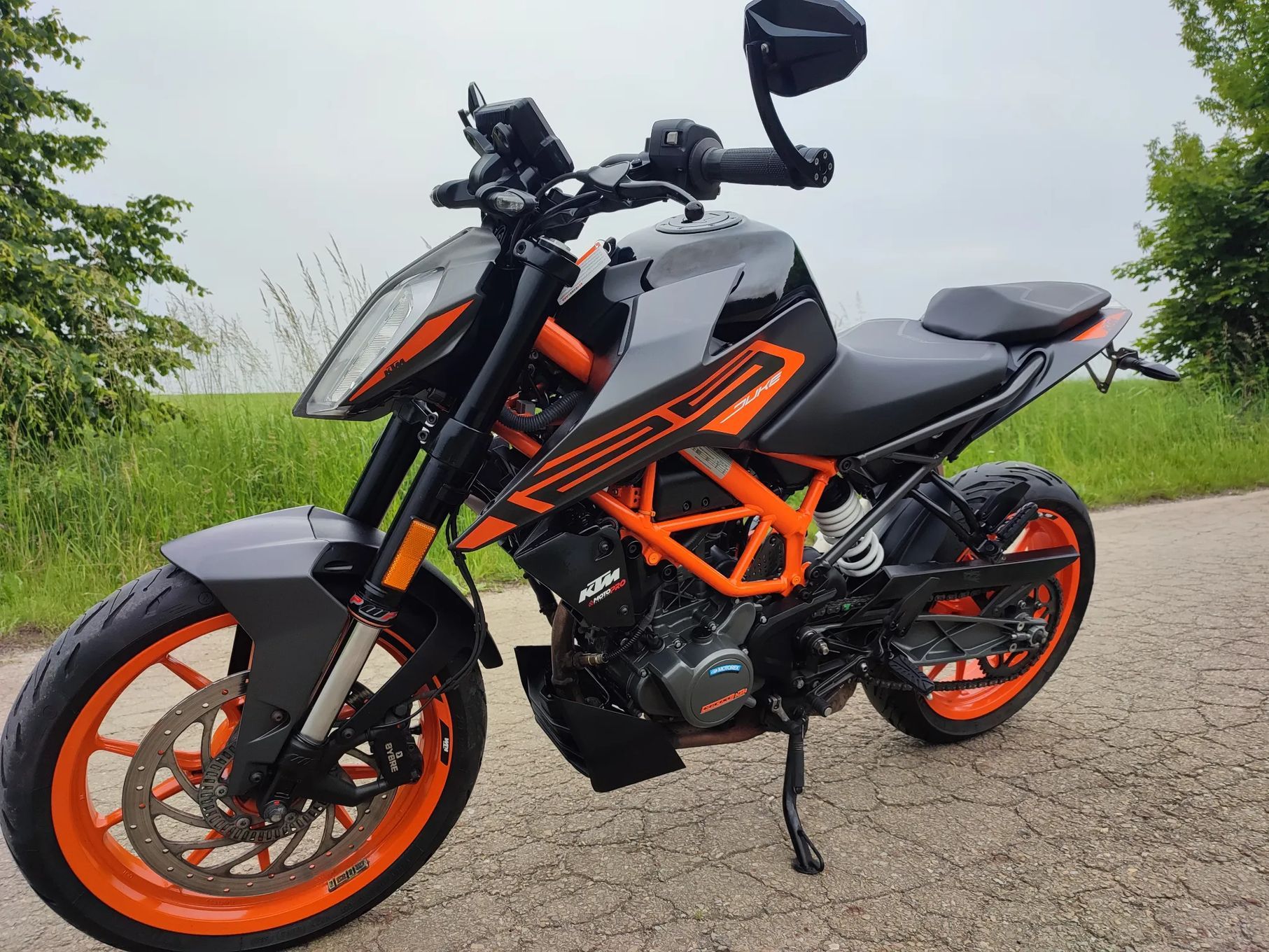 KTM Duke 125, 2022, ABS, 12tkm, jak nowy, serwis KTM