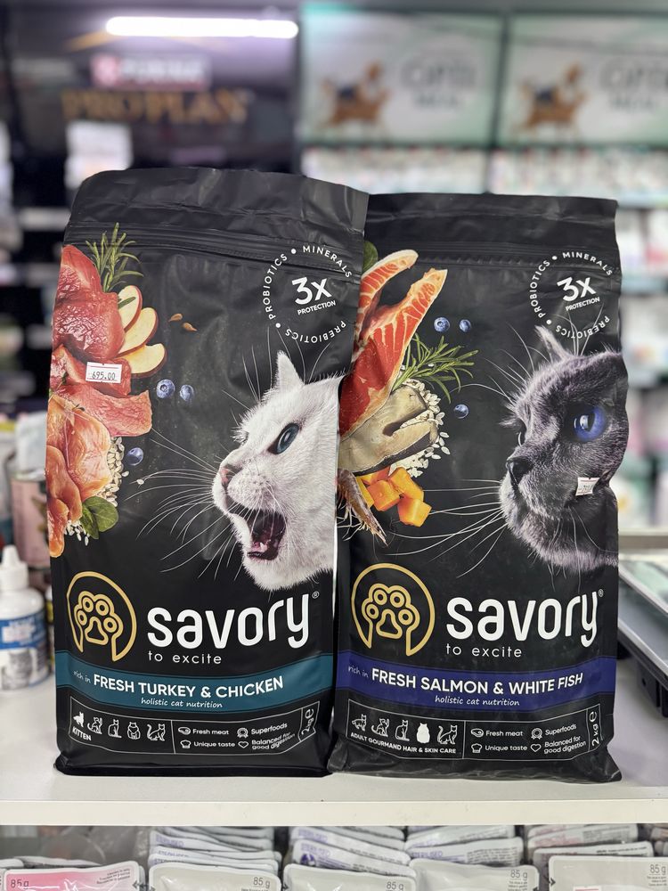 Сухий корм Savory для котів 2кг