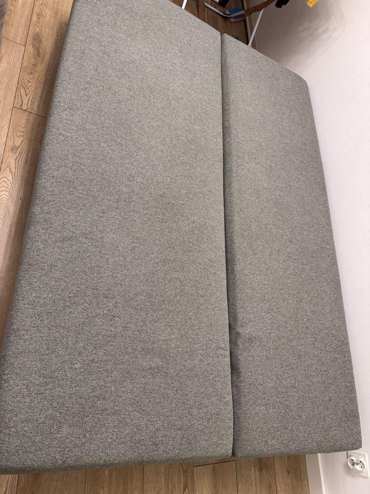 Ikea Asarum sofa kanapa łóżko 130x191 szary jak nowa