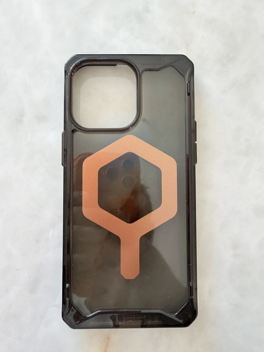 Capa UAG Plyo Preta/Bronze - iPhone 15 Pro Max