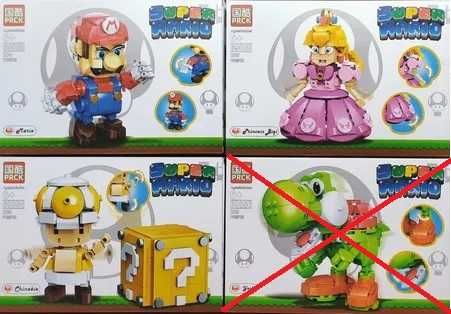 Klocki Super Mario Księżniczka 265 elementów z PL w 24h
