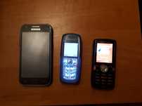 Nokia 3100, sonyericsson w810i, samsung galaxy j1