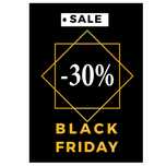 plakat black friday, plakat sale, plakat wyprzedaż, plakat promocja