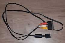 Ps2/Ps3 Cabo av 3 pinos com scart