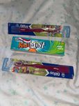 Зубна паста дитяча Aquafresh Kids mint  + дві щітки