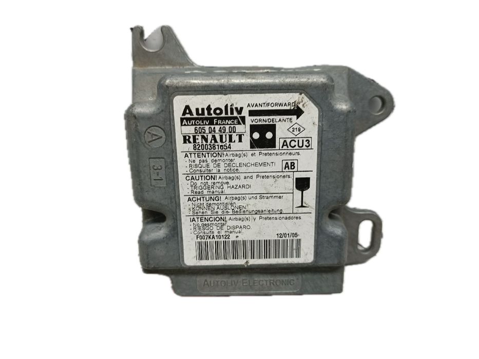 Centralina airbag RENAULT Kangoo (KC0/1_)