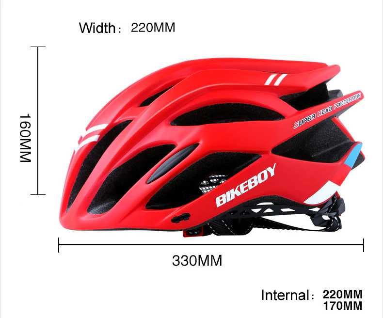 Велосипедний шолом (шлем) Bikeboy червоний