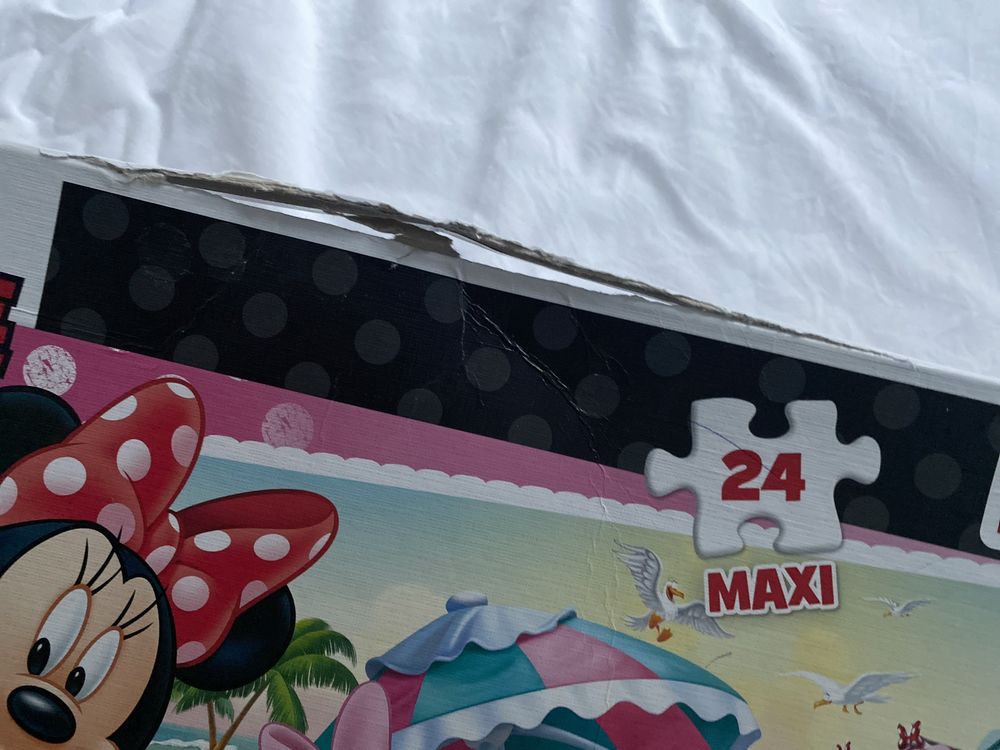 Minnie Mouse Disney puzzle kolorowanka bluza legginsy 2-3 lata 3+