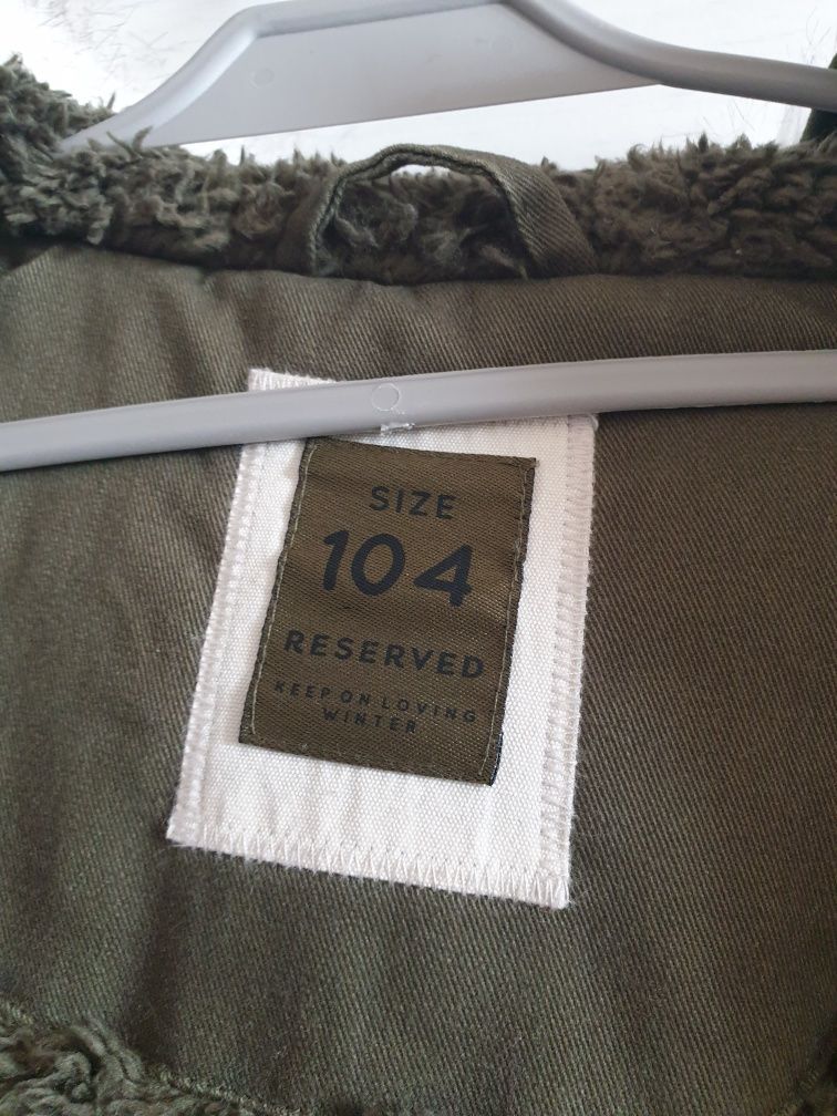 Kurtka parka Reserved rozm 104