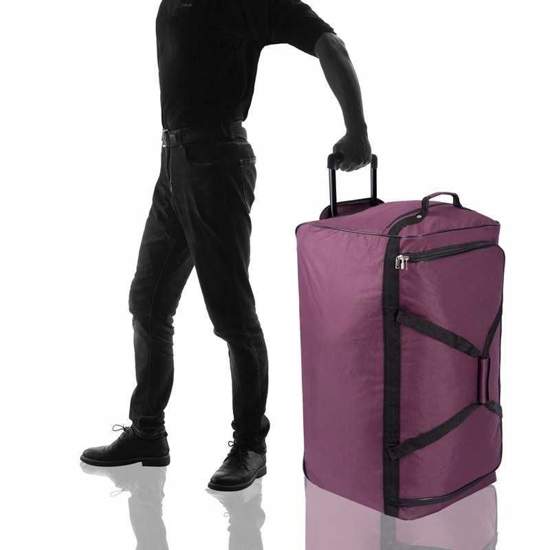XL Torba na kółkach podróżna walizka 160l