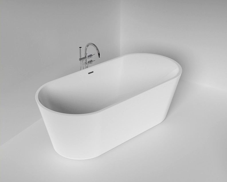 ScandiBath Baldur wanna wolnostojąca 170x78 + syfon klik-klak