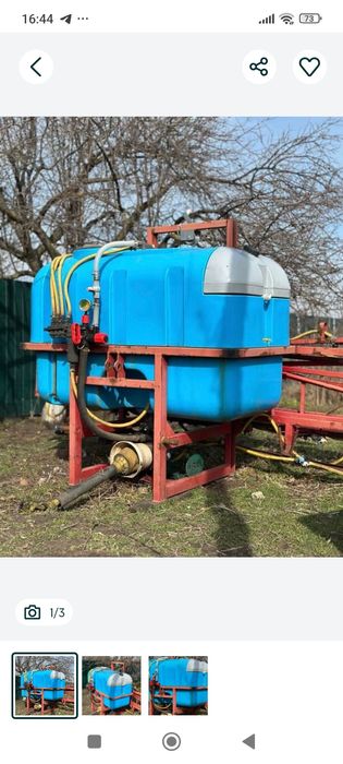 Продажа опрыскивателя 800 л.