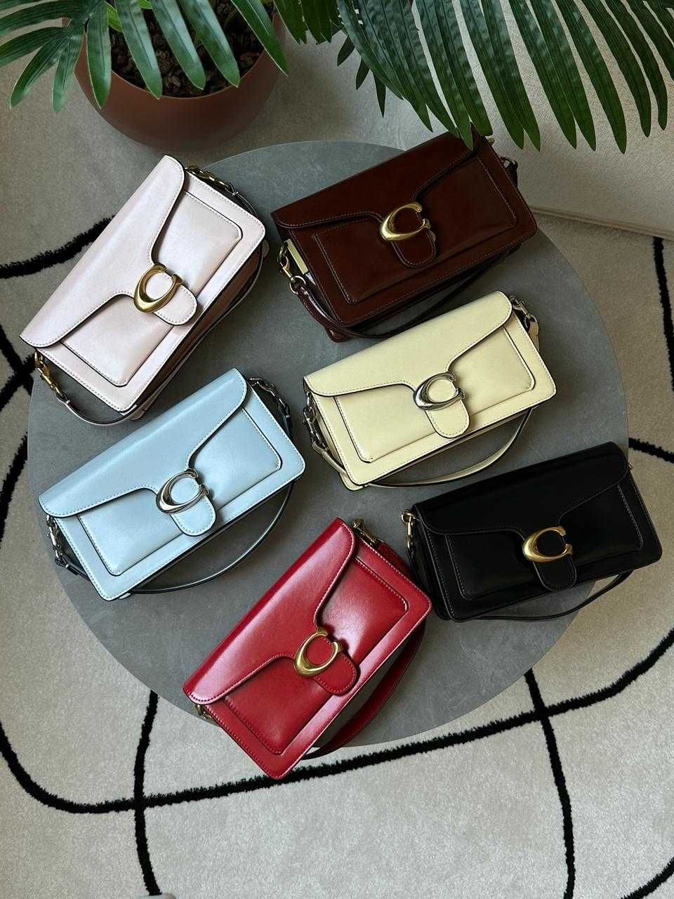 Женская Сумка Coach Pebble Leather