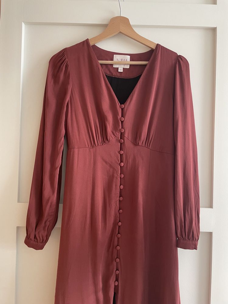 Sukienka Nalu bodywear Marsala XS