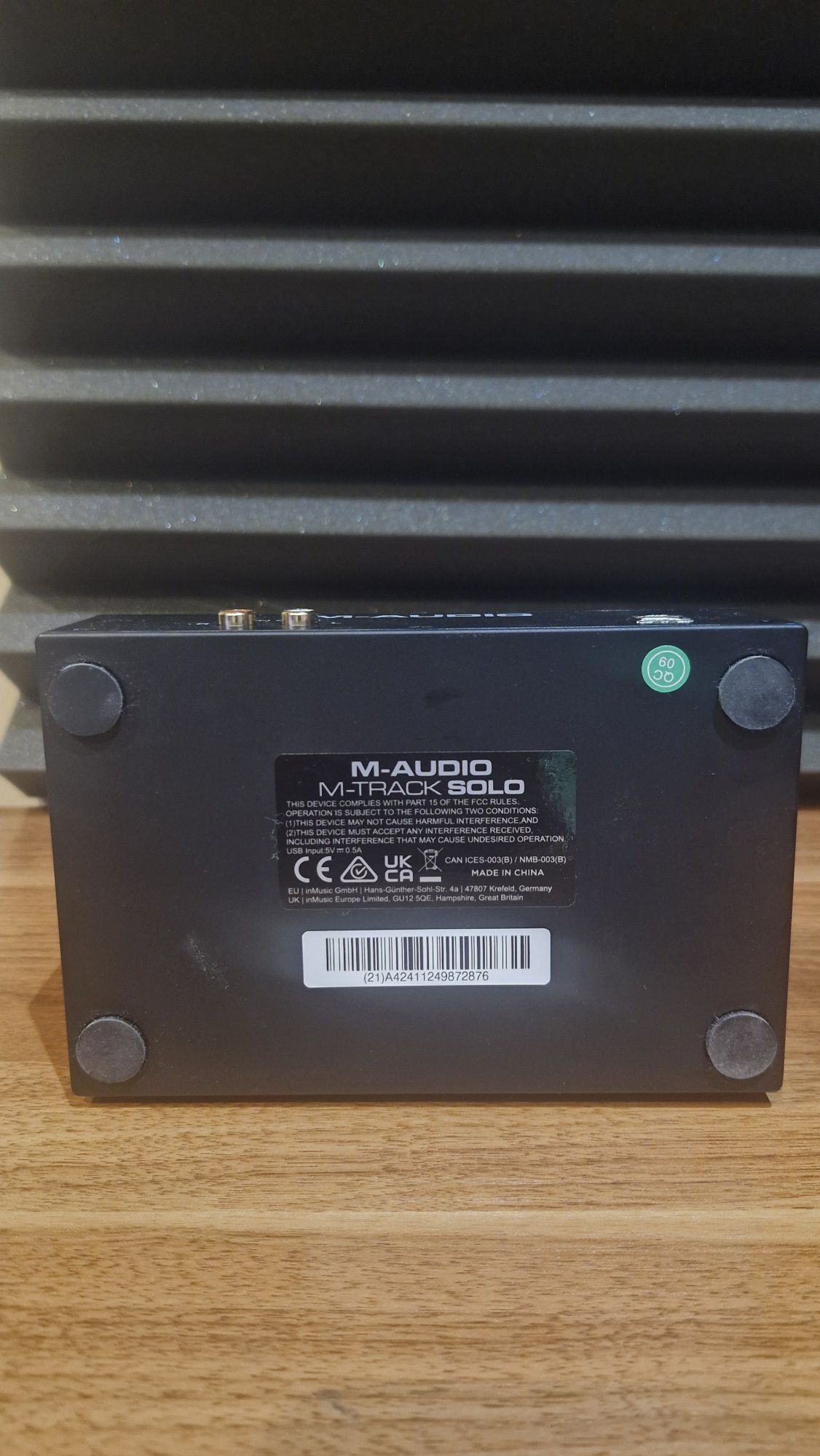 Sprzedam interfejs audio M-Track M-Audio solo. Stan nowy