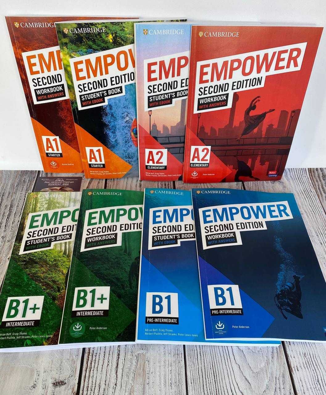 Empower 2nd edition A1, A2, B1, B1+