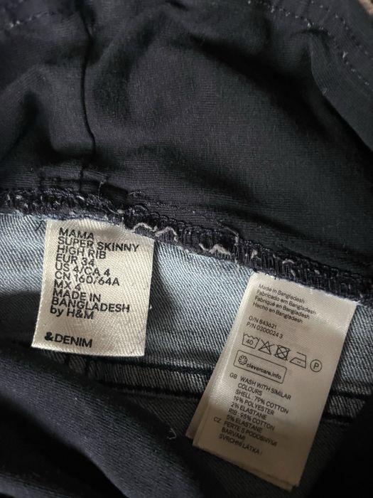 Ciążowe dżinsy 34