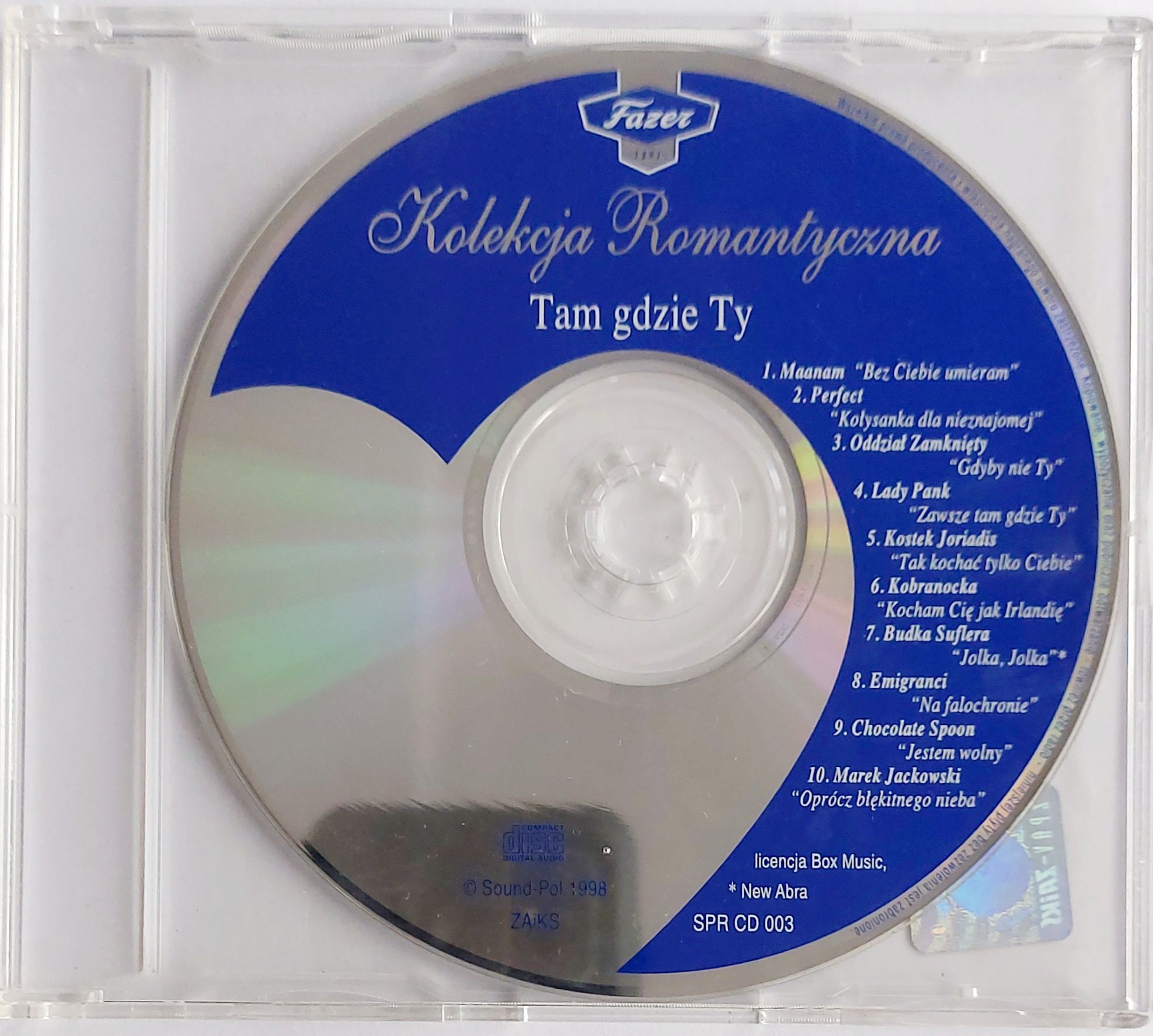 Fazer Kolekcja Romantyczna Tam Gdzie Ty 1998r Lady Pank Perfect Maanam