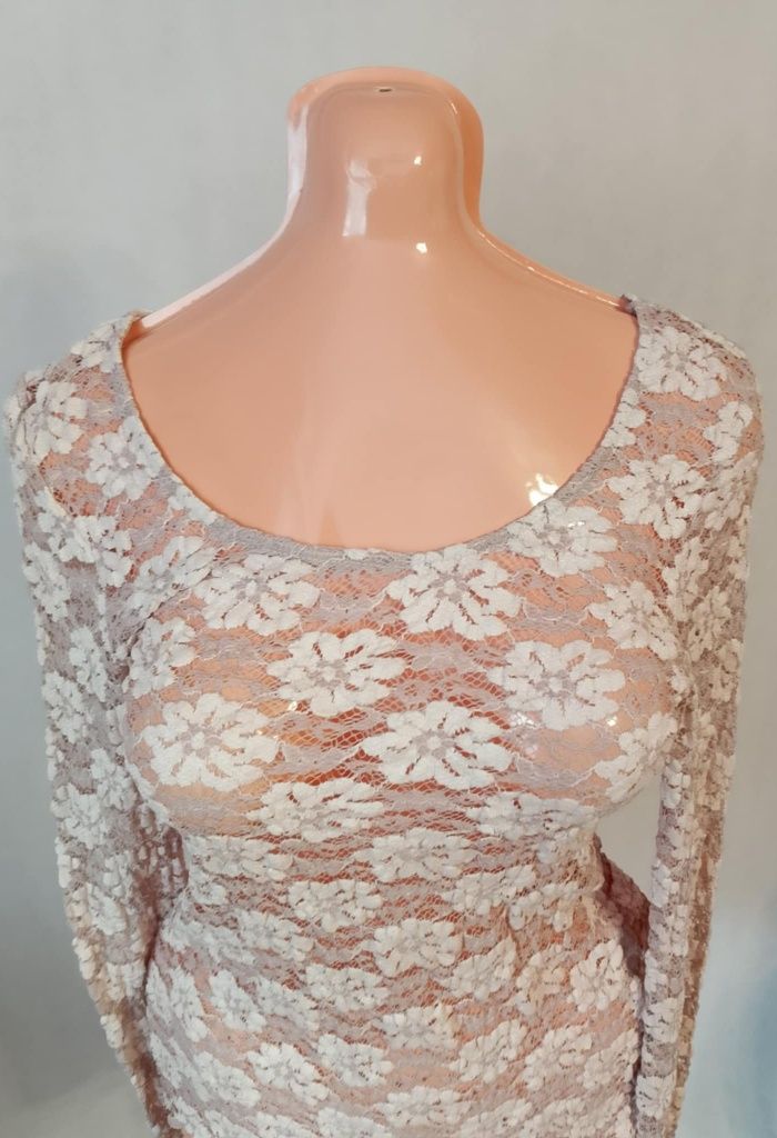 Jasnoróżowa bluzka Linea Tesini rozmiar 34/XS