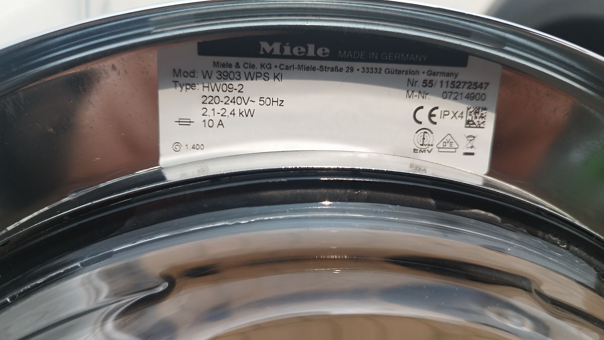 Pralka Miele W 3903 Klassik