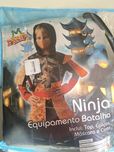 Fato de carnaval de ninja