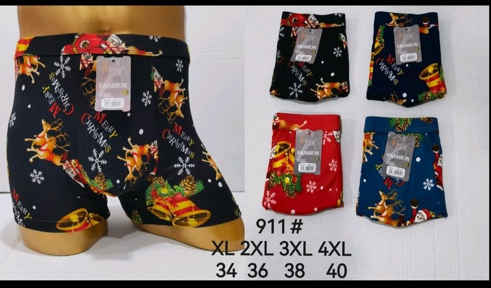 Труси чоловічи новорічні  боксери, Трусы мужские новогодние боксеры