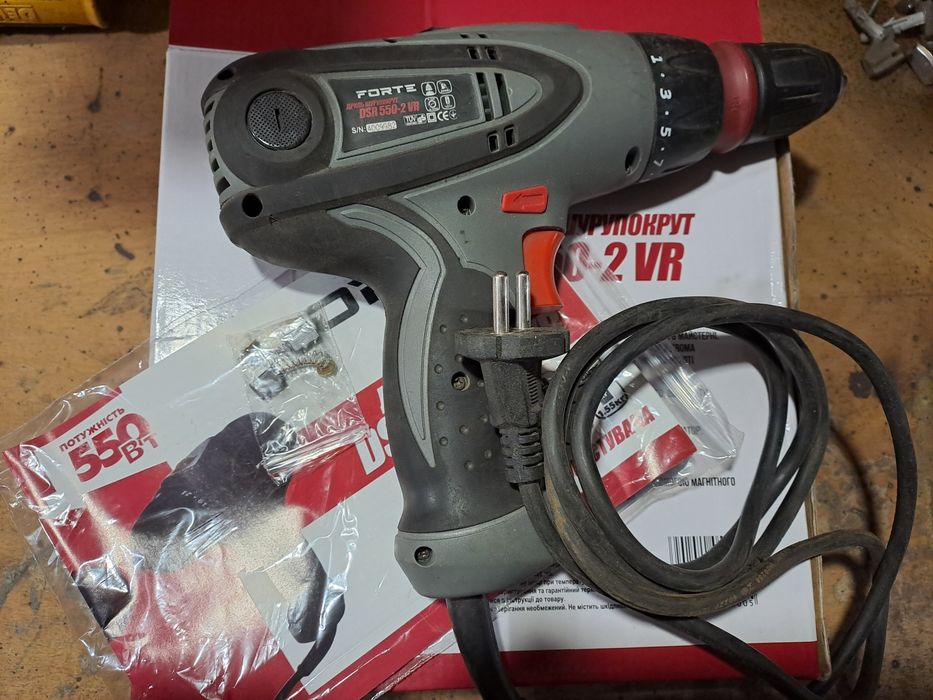 Forte DSR 520-2 VR Шуруповерт Дріль