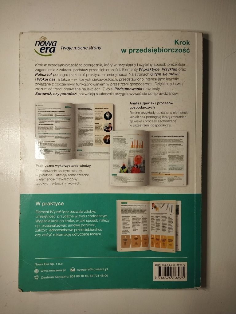 Podręcznik podstawy przedsiębiorczości