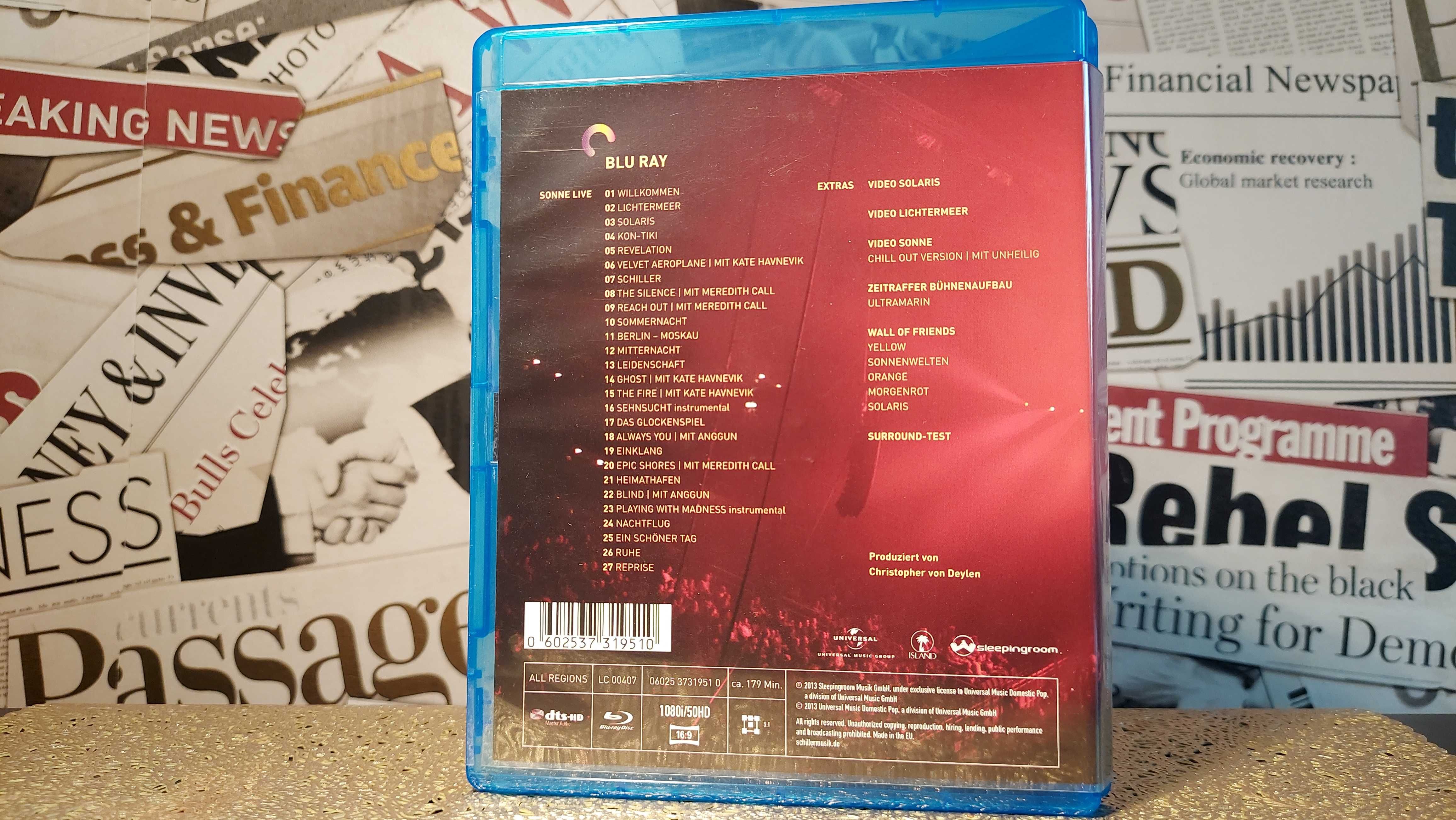 Schiller - Sonne Live Koncert na płycie Blu-ray